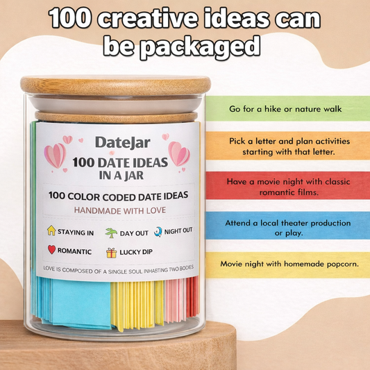 100 Date Ideas Jar
