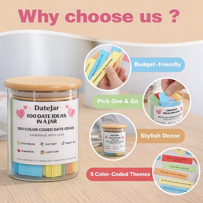 100 Date Ideas Jar